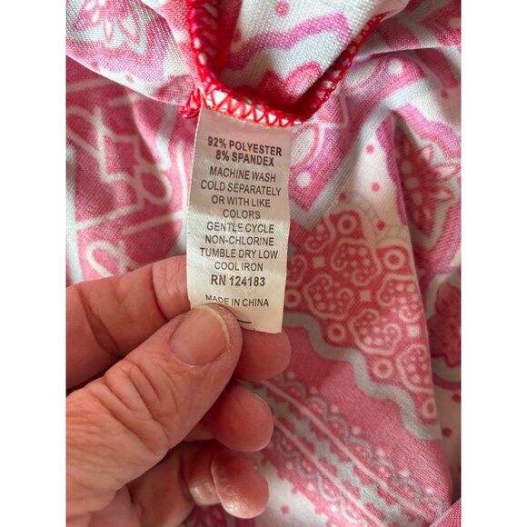 Jon & Anna Red Boho Maxi Dress 1X Boho, Festival, Beachy, Retro, - Picture 7 of 9